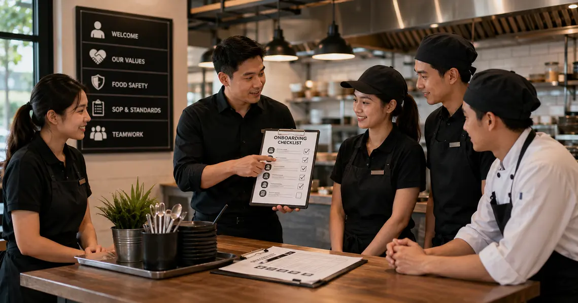 Cara Membuat Program Onboarding Karyawan Baru Restoran yang Efektif