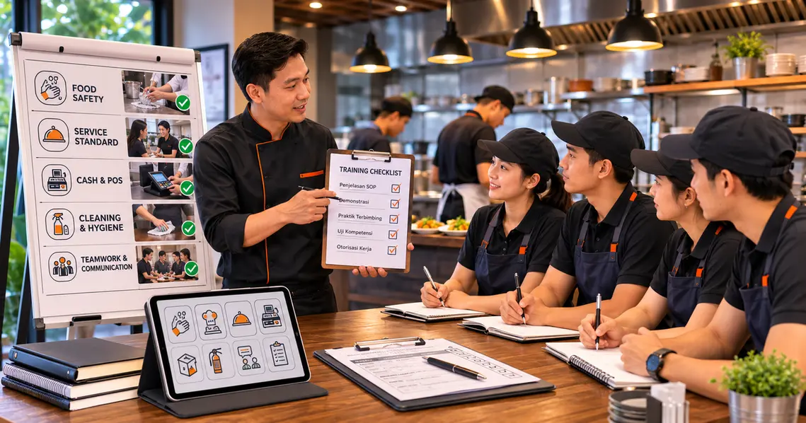 Training SOP Dasar Restoran: Panduan Lengkap agar Operasional Lebih Rapi