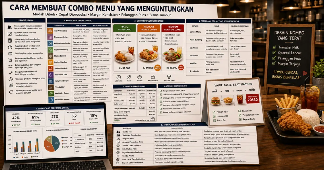 Cara Membuat Combo Menu Restoran yang Disukai Pelanggan dan Lebih Profit