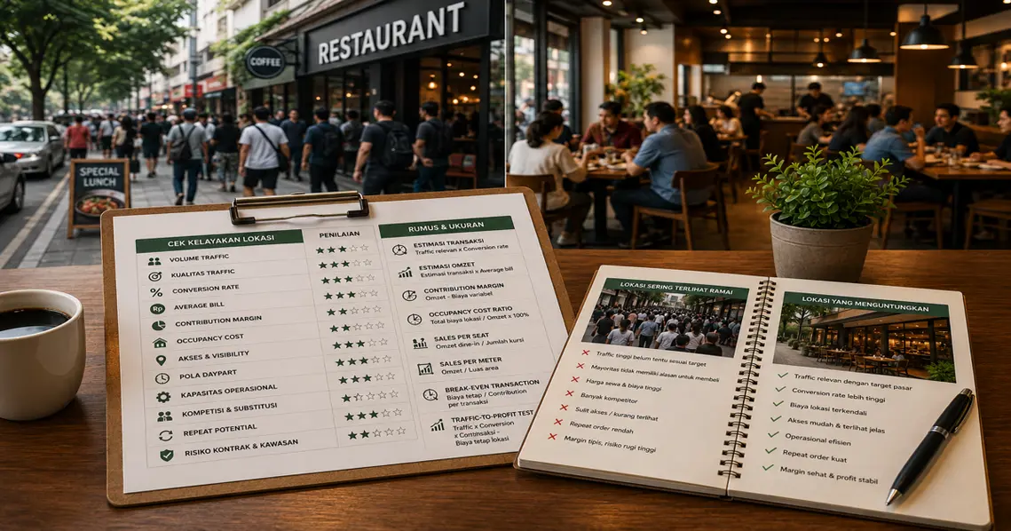 Lokasi Ramai Belum Tentu Menguntungkan untuk Restoran, Ini Alasannya