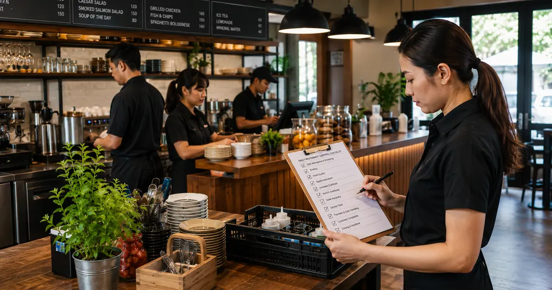 Cara Membuat Checklist Kontrol Harian Restoran agar Operasional Lebih Efisien