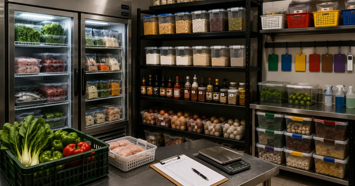 Cara Membuat Sistem Penyimpanan Bahan / Storage Restoran