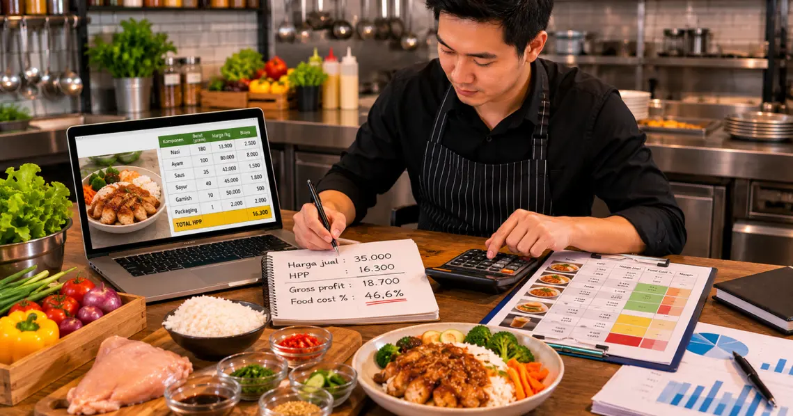 Cara Menghitung HPP / Food Cost per Menu Restoran