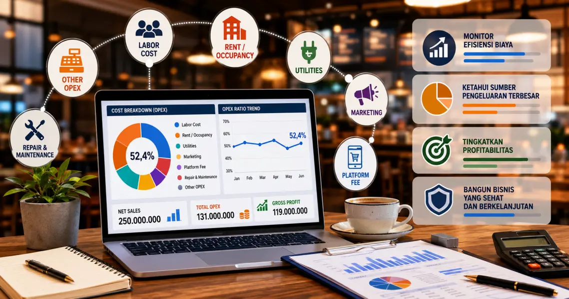 Cara Menghitung Total Operating Expenses / OPEX Ratio Restoran 