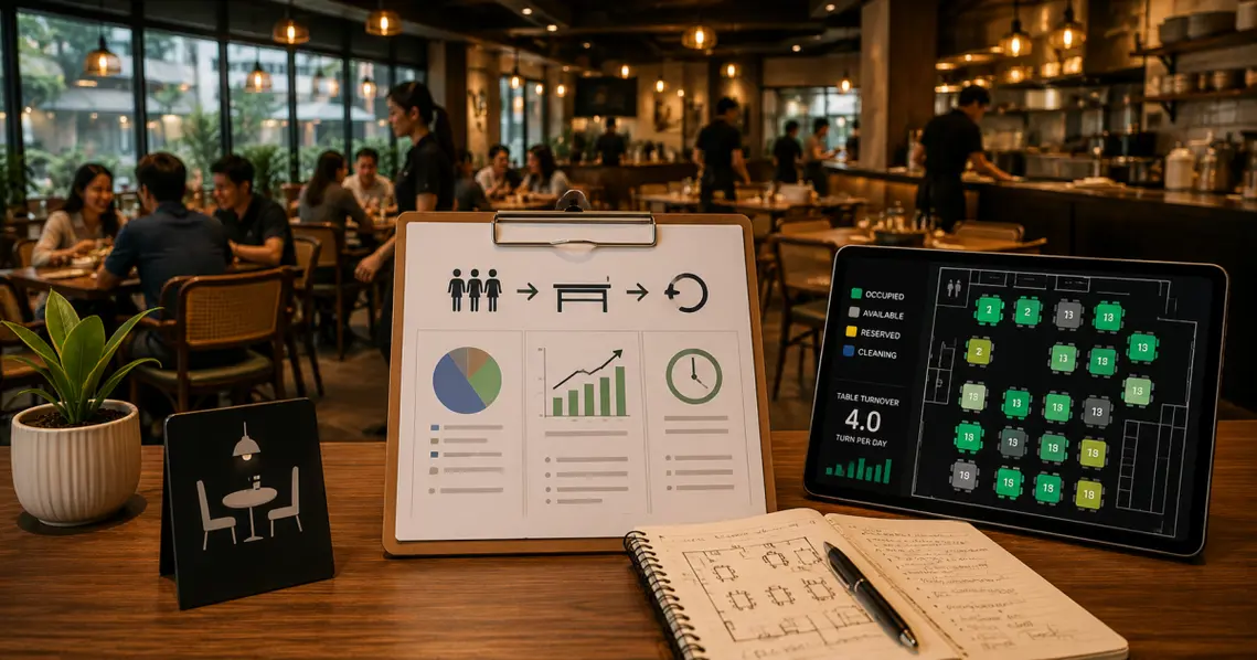 Cara Menghitung Table Turnover / Perputaran Meja 