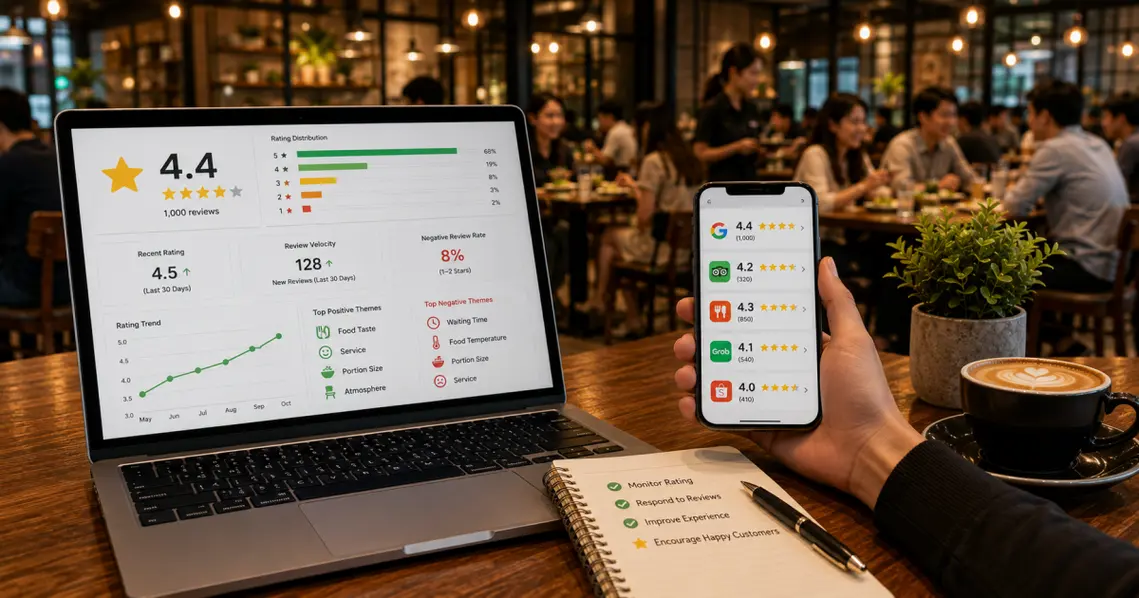 Cara Menghitung Online Review Rating / Rating Reputasi Digital