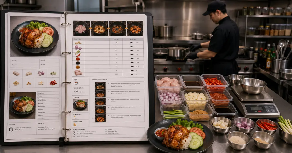 Cara Membuat Standard Recipe / Resep Standar Restoran